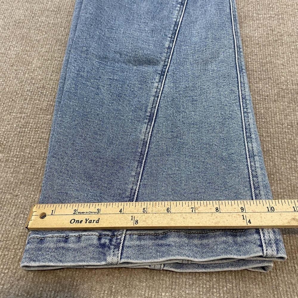 Judy Blue Wide Leg Jeans Womens 7/28 Blue Med Wash High Rise Stretch JB88766MD - Picture 12 of 13